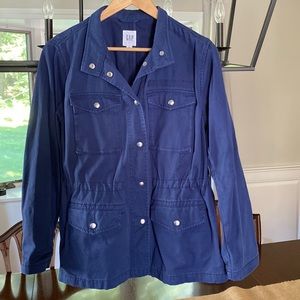 Great GAP Fall Navy Blue Jacket!  Perfect for Fall!  Size M!